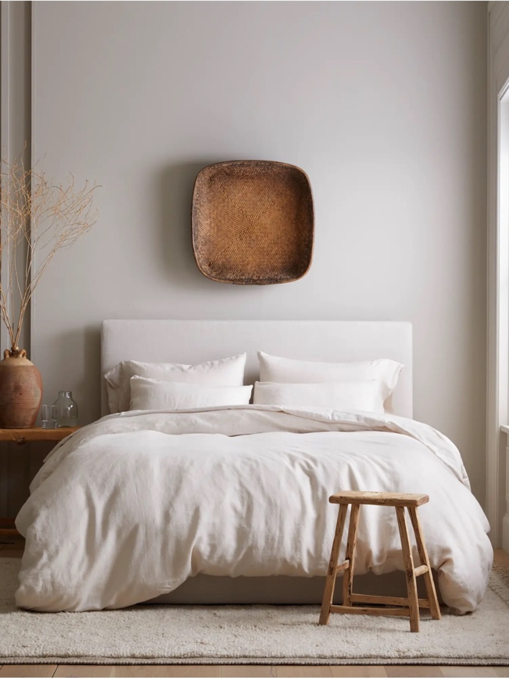 SOLD New Quince European Linen Duvet Cover Set Full/Queen - Sand MSRP $194